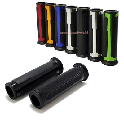 Motorcycle Rubber Gel Hand Grips For 7/8  Handlebar Honda Suzuki Yamaha Kawasaki • $9.18