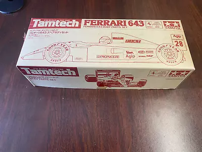 Vintage Tamiya Tamtech 1/14 Ferrari 643 F1 Racer Body Parts NIB • $90