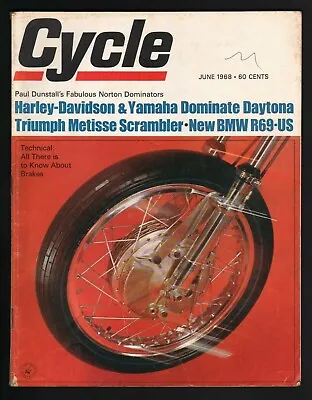 1968 June Cycle - Vintage Motorcycle Magazine • $14.38