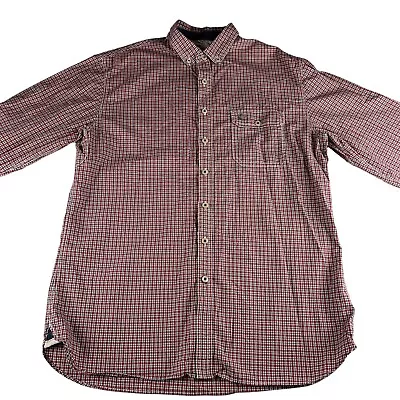 Tom Joules Superduper Westmore  Red & White Check-Cotton-Button Collar-Shirt M • $14.78