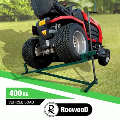 Ride On Lawn Mower Lift 400kg Lifting Device Ramp Garden Tractor Jack Lifter • £58.90