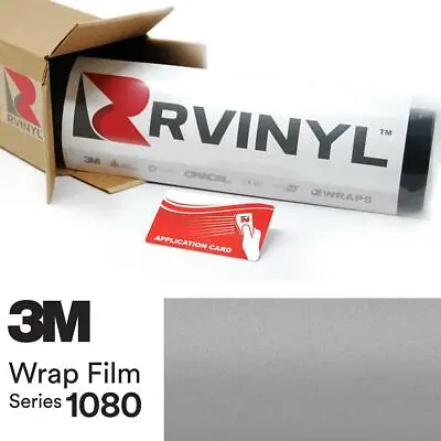 3M 1080 M21 MATTE SILVER Vinyl Vehicle Car Wrap Decal Film Sheet Roll • $149.99