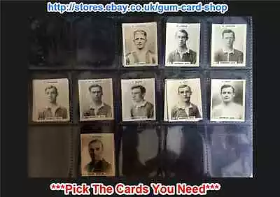 £1.10 • Buy Footballers Address: Pinnace 1922 (cards 801-850) (g) *please Select*