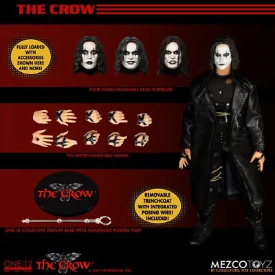 £129.95 • Buy One: 12 Collective The Crow (Eric Draven)  - 6  Action Figure (Mezco) - PREORDER