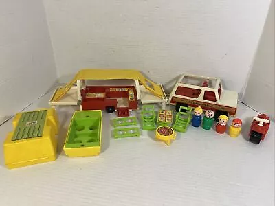 VTG Fisher Price Little People Family Car Pop-Up Camper Set #992 1979 Complete • $89.99