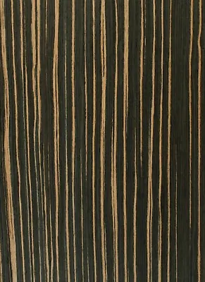 Ebony Macassar Composite Wood Veneer 24  X 24  On Paper Backer 1/40  Thick #DLIF • $50