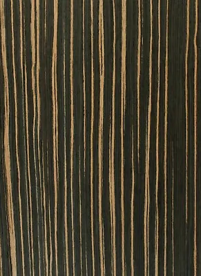 Ebony Macassar Composite Wood Veneer 48  X 120  On Paper Back 1/40  Thick #DLIF • $225