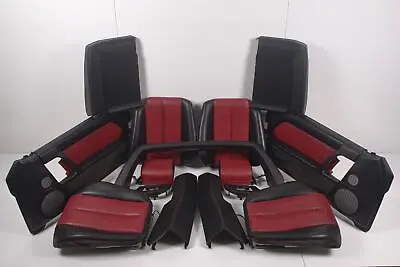 Mercedes 1299102246 Upholstery Set Complete - Red Black | R129 SL Mille Miglia • $3519.66