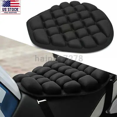 Seat Cushion Cover Comfort Gel Breathable Pad Saddle Anti Slip For Motorcycle US • $16.98