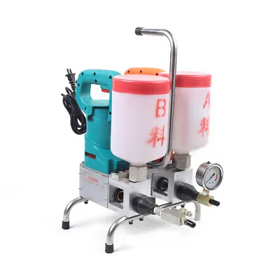 1500W Epoxy Injection Pump Grouting Steel Dual Element Suit For Crack Inject NEW • $391.40