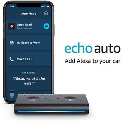 $48 • Buy BRAND NEW - Amazon Echo Auto - Add Alexa Smart Assistant To Your Car