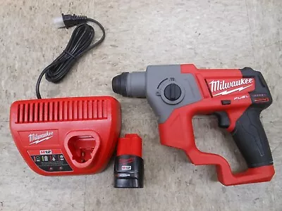 Milwaukee 2416-20 5/8in M12 FUEL SDS Plus Rotary Hammer + Battery & Charger • $185