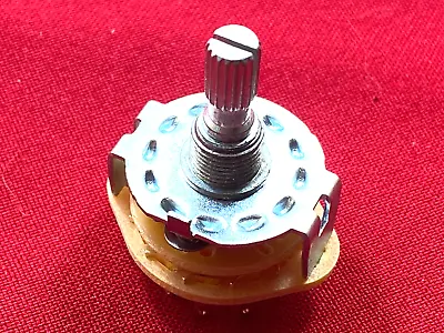 1x - Rotary Switch 1 Pole 12 Position Rsw-112 Non-shorting 1/4  Shaft • $10.99