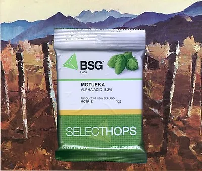 HOPS HOP PELLETS 1oz MOTUEKA NEW ZEALAND BSG NITRO PACK HOME BREWING MR BEER KIT • $2.35