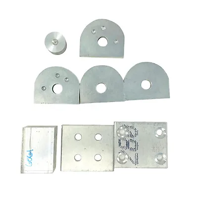 8 Pcs Steel Square Base Plates With Holes Sizes Available 1in 2 In 3 In • $27.17