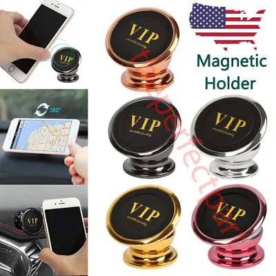 360 Degree Magnetic Car Dash Mount Ball Dock Holder For Phone Tablet Universal • $6.39