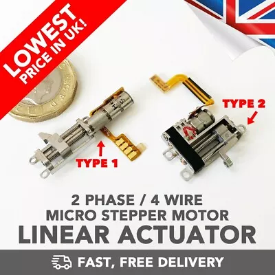 Linear Actuator Stepper Motor Micro For Robotics RC Hobbyists - UK Stock! • £3.89