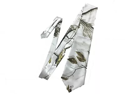 Mens Camo Wedding Tie Realtree AP Snow  • $24.99