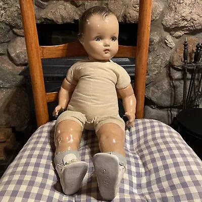 Vintage Madame Alexander Little Genius Composition Baby Doll 22” • $124.99