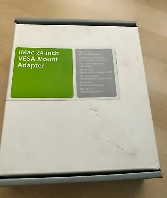 £24.99 • Buy Genuine Apple IMac 24-inch VESA Mount Adaptor Brand New In Original Box Complete