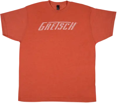 Gretsch Guitars Logo Men's T-Shirt Gift Heather Orange L (LARGE) • $19.69