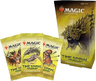 Magic The Gathering Time Spiral Remastered 3-Booster Draft Pack (45 Magic Cards) • $26.95