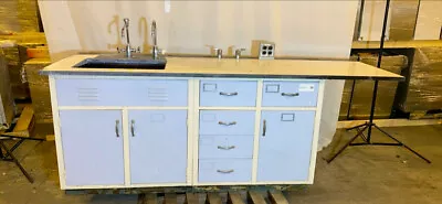 93x30x37  Lab Sink With Casework Faucets Outlets Gas • $1727