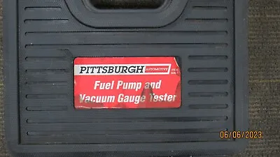 $20 • Buy Pittsburgh Automotive 62637 Fuel Pump And Vacuum Gauge Tester