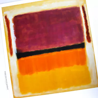 Large Mark Rothko New York Museum Poster • $99.99