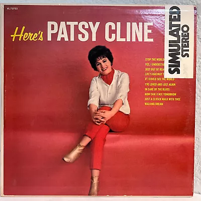 PATSY CLINE - Here's Patsy Cline (Vocalion) - 12  Vinyl Record LP - VG+ • $17.93