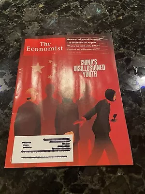 The Economist Magazine 19 August - 25 August 2023 China'S Disillusioned Youth • $10