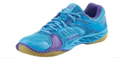 Babolat Shadow Team Women's Badminton Shoes Indoor Shoes Blue Purple 31S1412 • $77.31