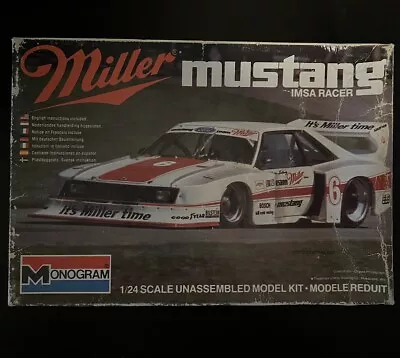 Monogram Miller Mustang Imsa Racer 1/24 Model • $35