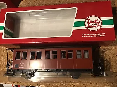 LGB G Gauge 31340 Passenger Coach Suburban RHB Good Condition BOXED • £150