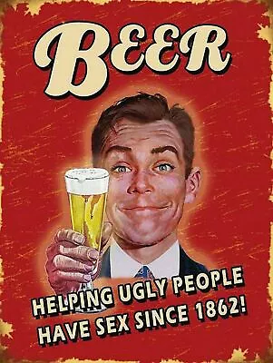 £3.49 • Buy Funny Sayings Quotes Retro Vintage Style Metal Sign/plaque Man Cave Shed Bar Pub
