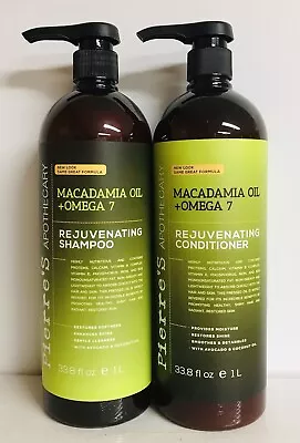 Pierre’s Apothecary ~ Rejuvenating Shampoo & Conditioner With Macadamia Oil • $54.99