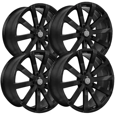 (Set Of 4) Velocity VW12 20x8.5 5x4.5  +35mm Gloss Black Wheels Rims 20  Inch • $779.96