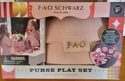 FAO SCWARZ Purse Play Set Fashion Fabulous Ages 3+ Pretend Play NEW • $12.50