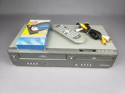 Magnavox DV200MW8 DVD VCR Combo Player W/ Remote AV Cable & Head Cleaner • $79.99