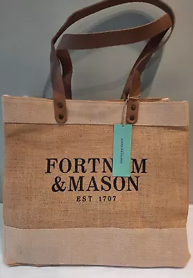 Fortnum & Mason/ Bag For Life/Leather Handles/New/Ship To Europe/USA • £24