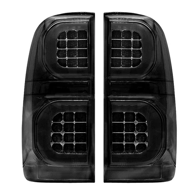 $122.99 • Buy For Toyota Hilux Vigo KUN26 SR5 2004-2015 LED Rear Tail Lights Smoke Black Pair