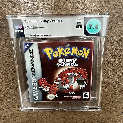 Pokemon Ruby CIB WATA 7.0 Complete In Box • $373.95