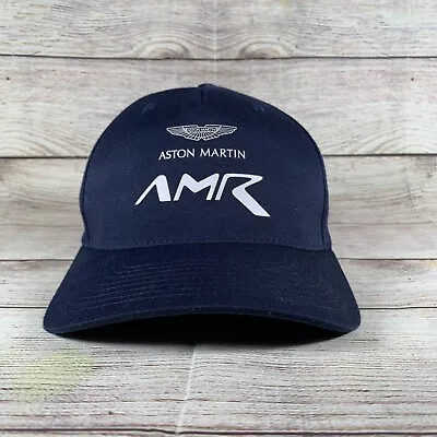 Aston Martin AMR Mens Size Small-Medium Flex FFit Fitted Baseball Hat Cap Blue  • $19.99