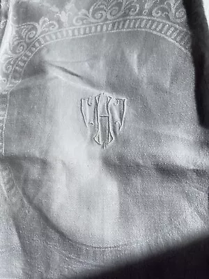 Lot Of 7 Antique Linen Napkins Monogrammed H.  • $16