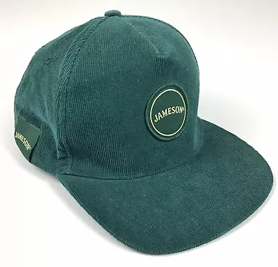 JAMESON Irish Whiskey Green Corduroy Cap With Adjustable Strap • $24