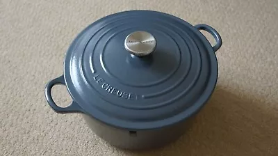 Le Creuset 24cm Casserole With Lid Stainless Steel Knob | Granite VGC • £95