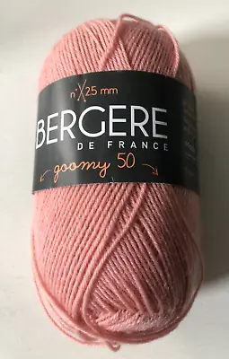 £4.30 • Buy Bergere De France Ideal 3ply 1x50g Wool Polyamide Yarn,  Pink Chair 58