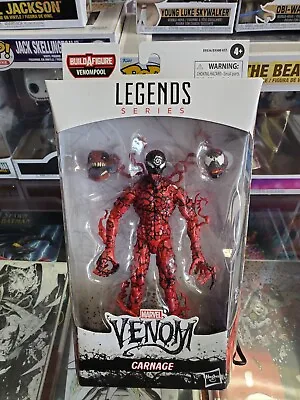 Marvel Legends Series Carnage 6” Action Figure Monster Venom BAF Collectible • $39.99