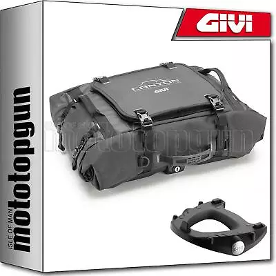 Givi Grt723 Cargo Bag + Canyon Attachment Kawasaki Z 650 Rs 2022 22 • £338.19