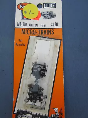 N-Scale KADEE Micro-Trains 1010 Arch Bar Trucks Non Magnetic • $1.50